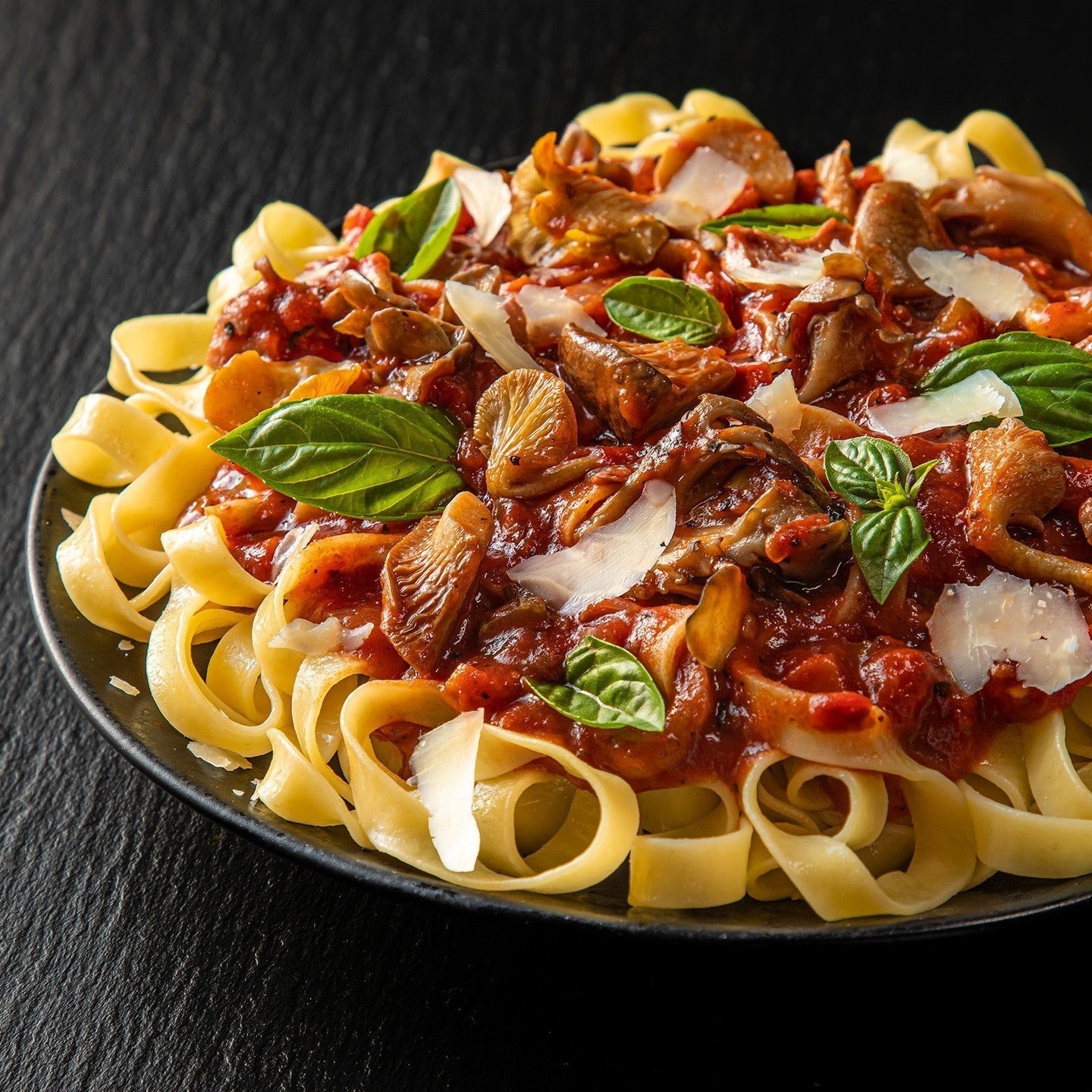 Pappardelle with Exotic Mushroom Ragu