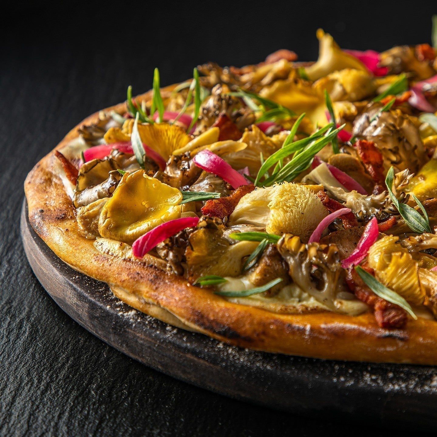 Exotic Mushroom Pizza