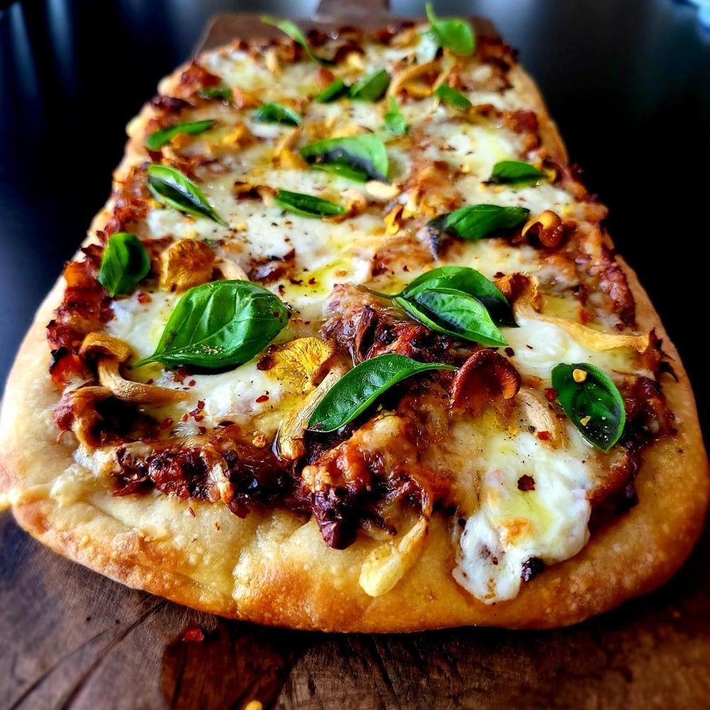 Wild Mushroom Flatbread Pizza
